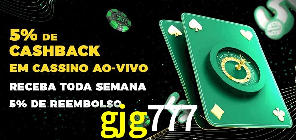 Promoções do cassino ao Vivo gjg777